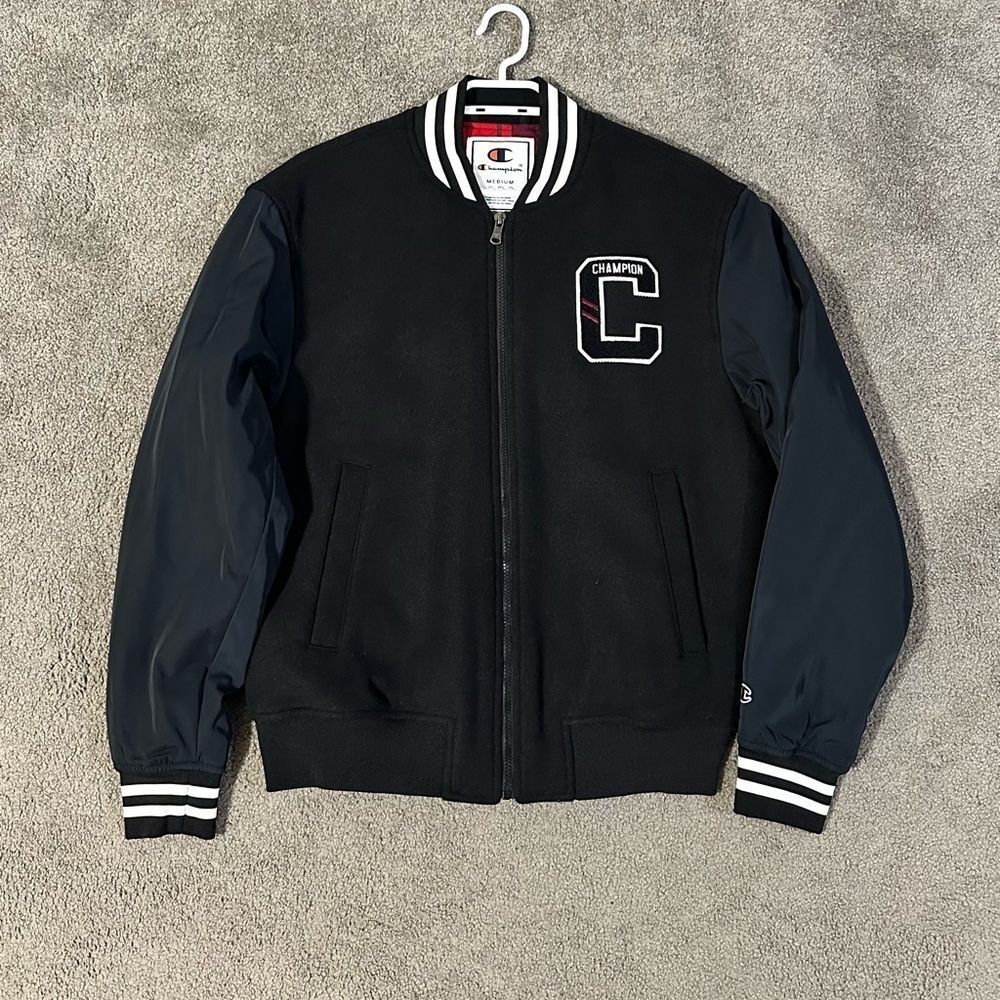 Champion Black Varsity Jacket